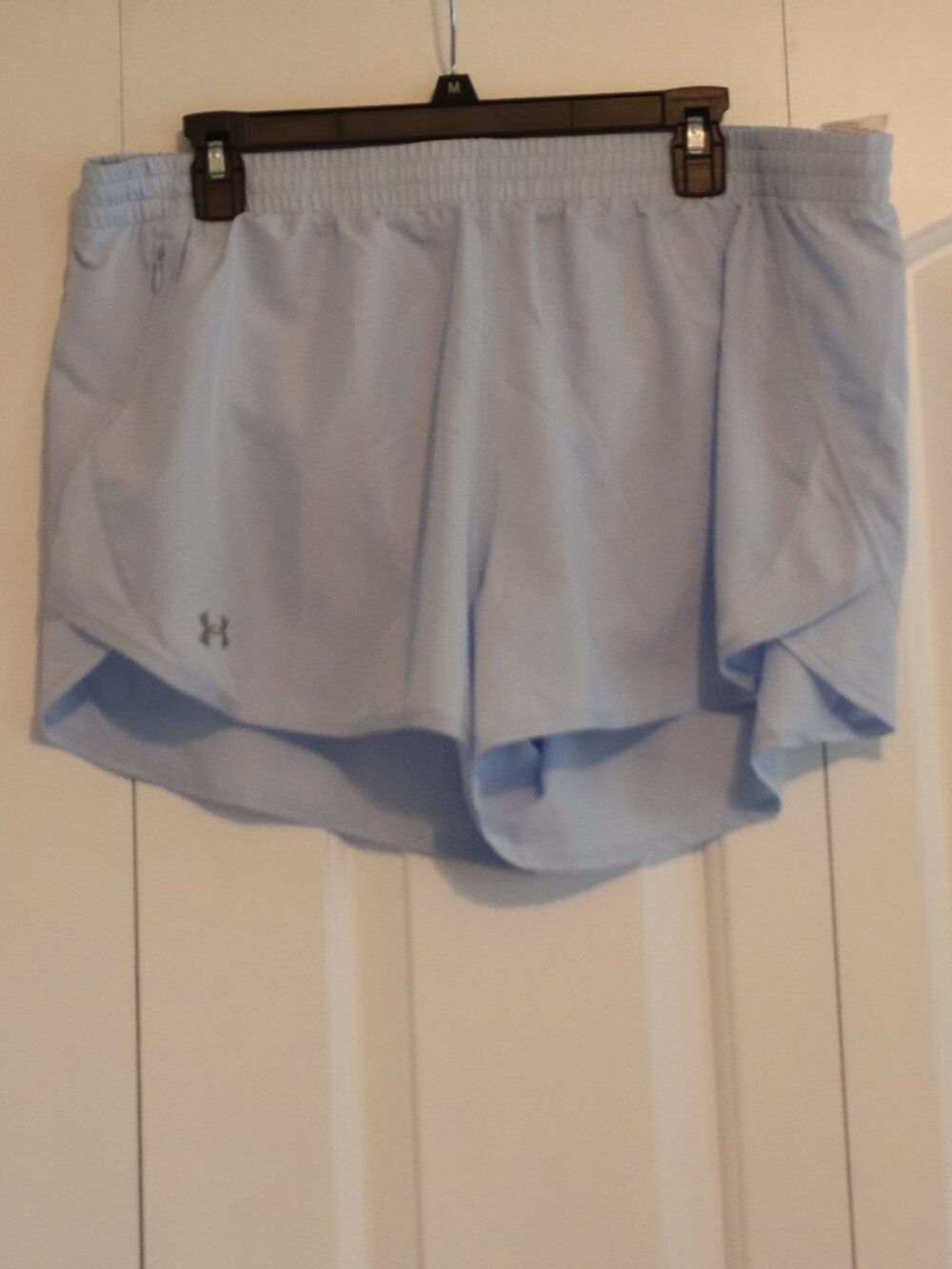 Under Armour Women's Fly-By Running/Athletic Shorts Nimbus Blue Size XL
